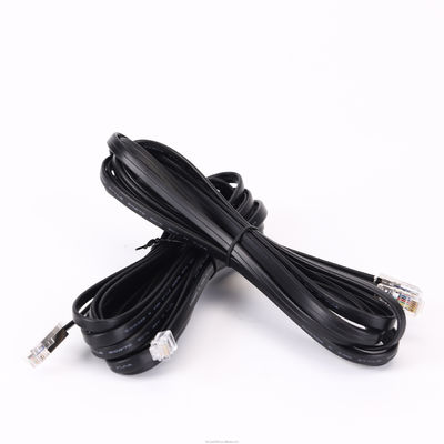 دسته 5e کابل های LAN flat Ethernet دسته 6 RJ45 6 هادی