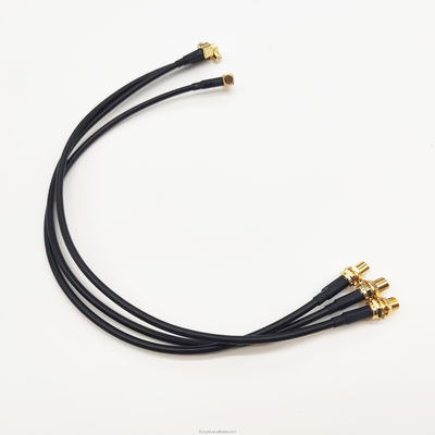 کابل های هم محوری 100 میلی متری RF RP SMA زنانه به MMCX
