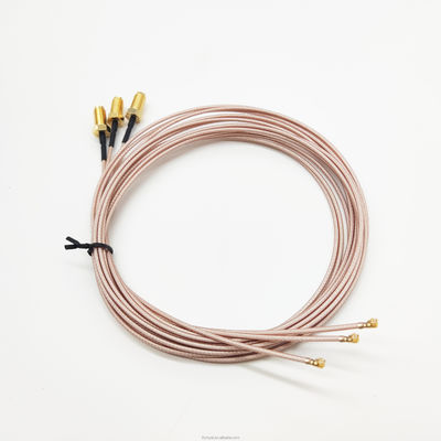 کابل های RF سفارشی هم محوری SMA زنانه به Ipex4 Gen4 Mhf4 کابلی RG178