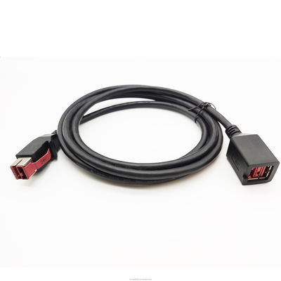 USB 2.0 Connector 24V USB Powered Extension Cable مرد به زن