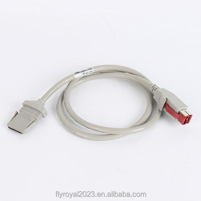 8 پین 24 ولت تا چاپگر 1X8P خاکستری 12 ولت کابل USB مجهز به برق