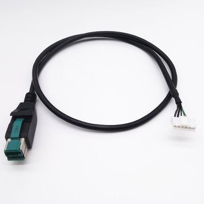 چاپگر تجهیزات POS 12V 24V USB مردانه JST