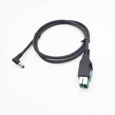 کابل USB 24 ولت 12 ولت با قدرت کابل USB PVC نایلون TPE 12 ولت کابل USB به DC شارژ سریع 5A
