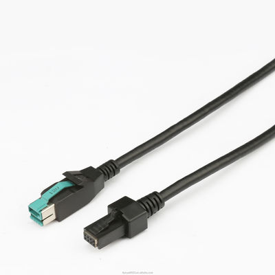 لوازم خانگی 0.5-5M کابل 24 ولت 12 ولت به USB کابل 2X4P کابل چاپگر USB