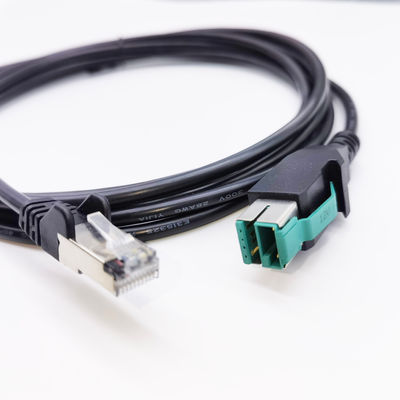 1m 1.5m 12V 24V PoweredUSB کابل مرد به RJ45 برای رایانه تبلت