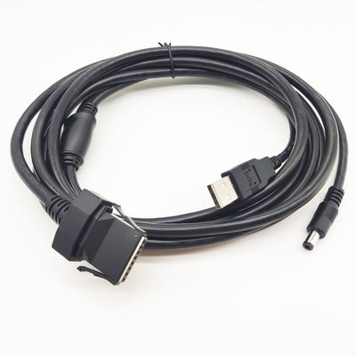 2m 12V 24V کابل پرینتر USB 8P کانکتور به DC POS تجهیزات