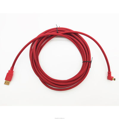 USB 2.0 USB یک کابل کوچک USB از زاویه راست به زاویه راست کابل شارژ سریع