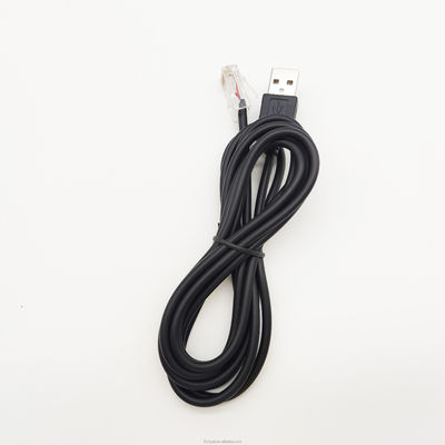 USB مرد به RJ12 شارژ سریع کابل های USB 2.0 برای چاپگر تجهیزات POS