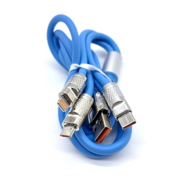 USB 3 در 1 کابل داده شارژ 3A 5A شارژ سریع