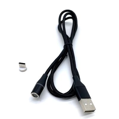 شارژ سریع 5A 6A 3 در 1 کابل مغناطیسی USB انعطاف پذیر USB C Micro USB