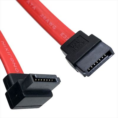 مجموعه کابل SATA انعطاف پذیر سفارشی راست تا 90 درجه زاویه راست کابل داده SATA